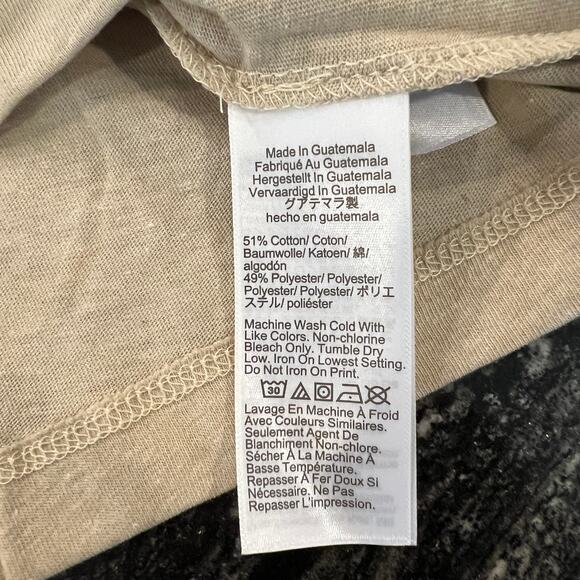 NWT J. Crew Men's Heather Beige W/German Shepherd in Jeep Graphic Tee - Picture 8 of 8